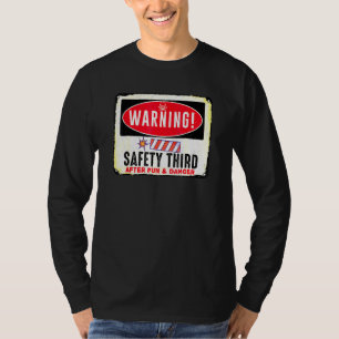 4th Of July Fireworks Firecrackers Safety Third T-Shirt