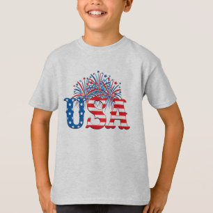 4th of July Fireworks, Independence Day, Patriotic T-Shirt