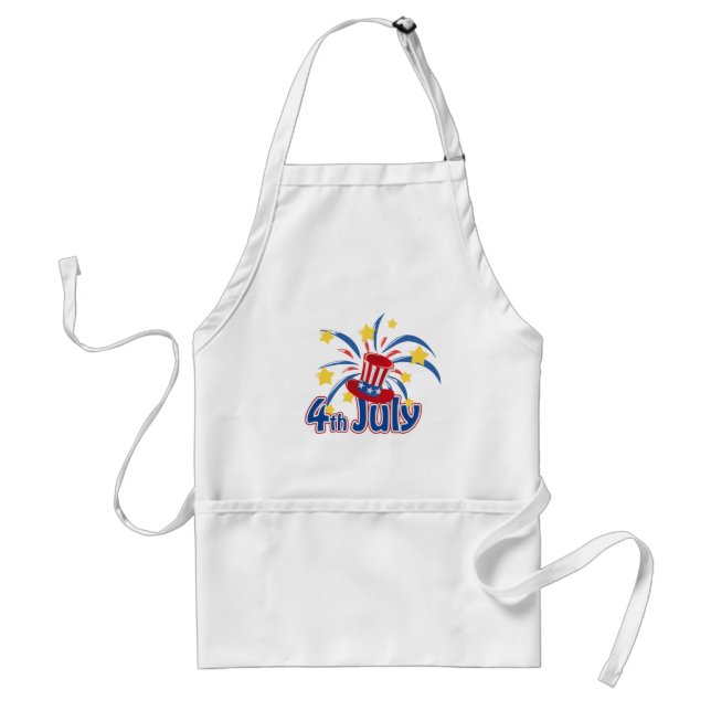 4th of July Fireworks Independence Day Standard Apron (Front)