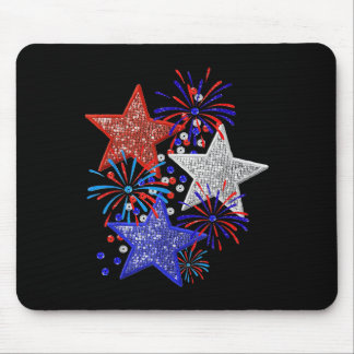 4th Of July Fireworks Mouse Mat