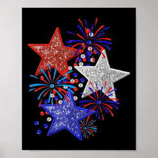 4th Of July Fireworks Poster