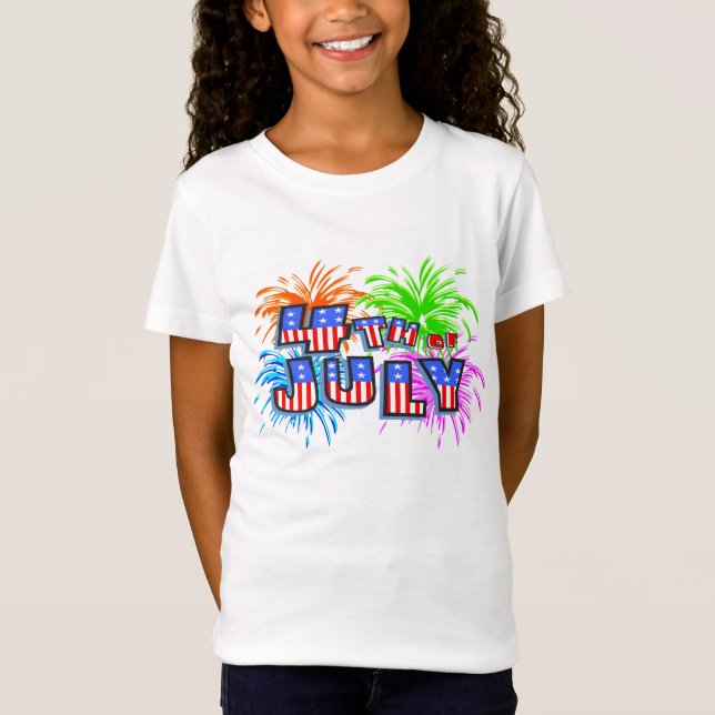 4th Of July Fireworks T-Shirt (Front)