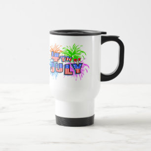 4th Of July Fireworks Travel Mug