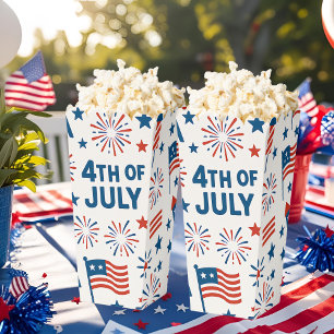 4th of July 🇺🇸 Fireworks, USA Flag & Stars Favour Box