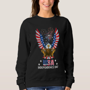 4th Of July Fireworks Usa Independence Day Eagle U Sweatshirt