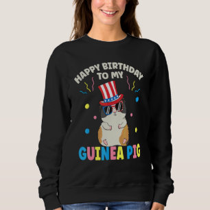 4th Of July For A Patriotic Guinea Pig Owner Sweatshirt