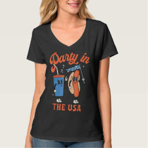 4th Of July For Hotdog Party In The Usa 1 T-Shirt