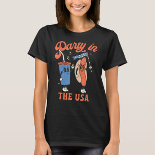 4th Of July For Hotdog Party In The Usa T-Shirt
