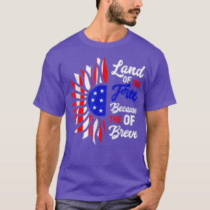 4th of July Fourth Independence Day USA Flag Red B T-Shirt