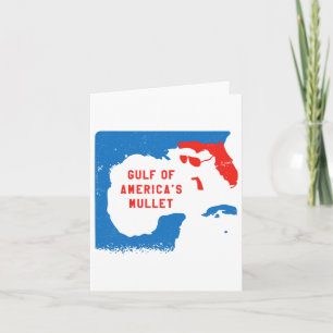4th Of July Funny Gulf Of America's Mullet Card