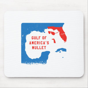 4th Of July Funny Gulf Of America's Mullet Mouse Mat