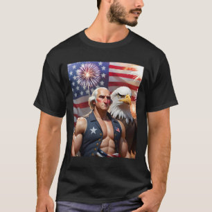 4th Of July Funny Patriotic George Washington Usa T-Shirt