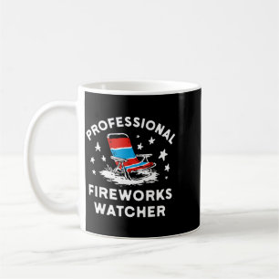 4th Of July Funny Professional Fireworks Watcher Coffee Mug