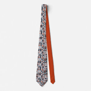 4th of July Generative Pattern Tie