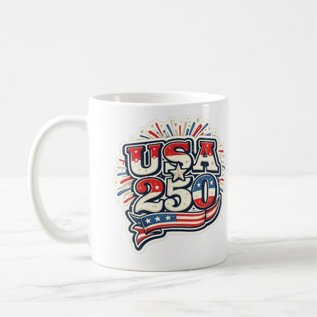 4th of July Gift Coffee Mug (Left)