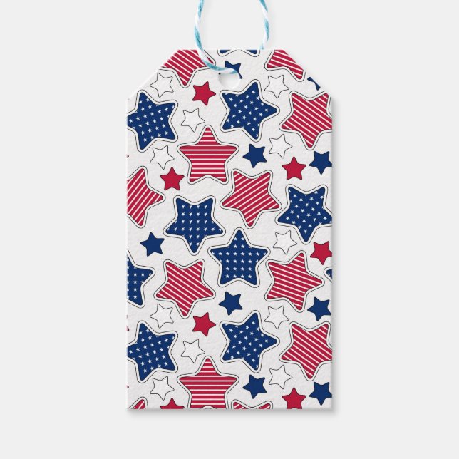 4th Of July Gift Tags (Front)