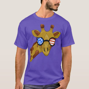 4th of july giraffe T-Shirt
