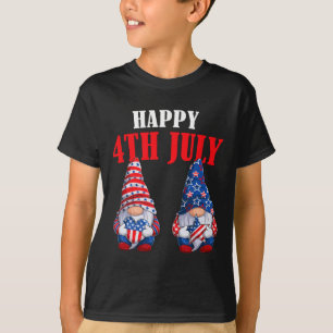 4th Of July Gnomes America Independence Day Patrio T-Shirt
