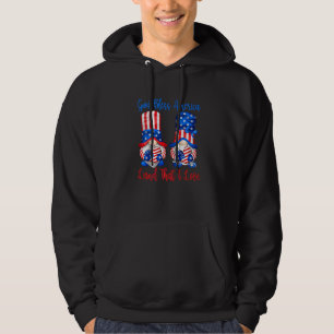 4th Of July Gnomes For Patriotic Women God Bless A Hoodie