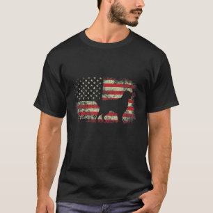 4th Of July Golden Retriever American Flag Patriot T-Shirt