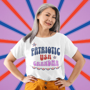 4th of July Grandma Shirt, Patriotic Grandma Shirt