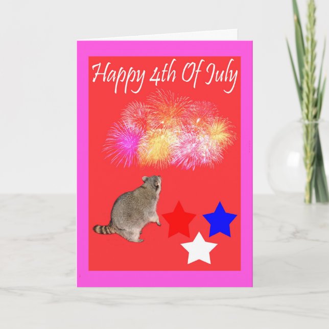 4th Of July Greeting Card (Front)