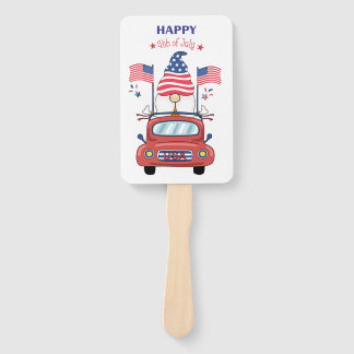 4th of July hand fans