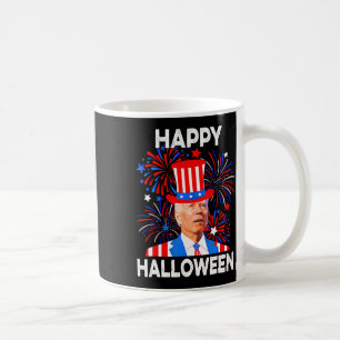 4th Of July Happy Halloween Funny Biden Confused Coffee Mug