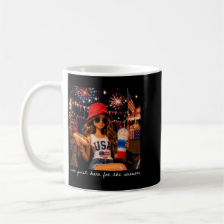 4th Of July Here For The Wieners Disgusting Girl Coffee Mug