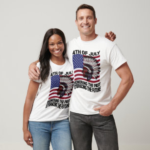 4th of July Honouring the Past Embracing the Futur T-Shirt