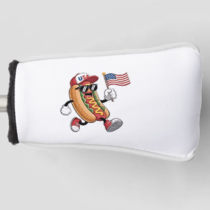4th of July Hotdog American Independence 1776 Golf Head Cover