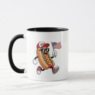 4th of July Hotdog American Independence 1776 Mug