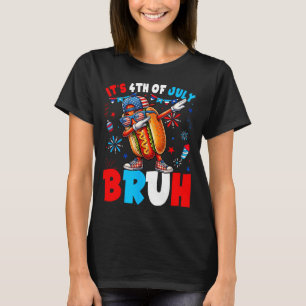 4th of july hotdog bruh funny independence day T-Shirt