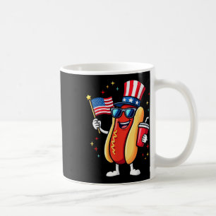 4th Of July Hotdog Funny Fourth Of July Patriotic Coffee Mug
