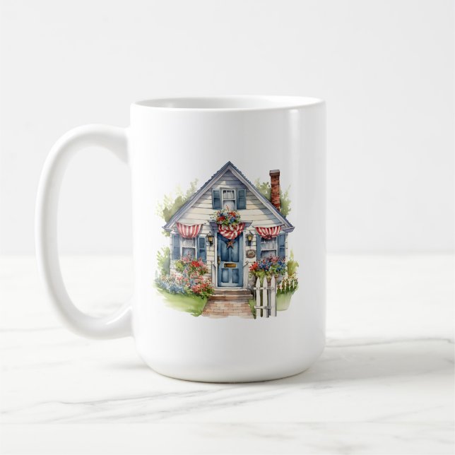 "4th of july House Mug (Left)