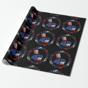 4th Of July Independance Day Wrapping Paper