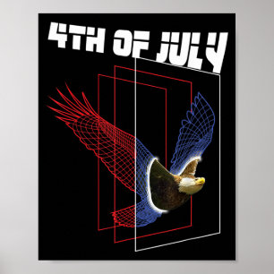 4th Of July Independence Day 1776 America USA Poster