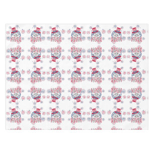 4th of July Independence Day American Eagle Tablecloth