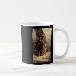 4th Of July Independence Day American Flag Abraham Coffee Mug