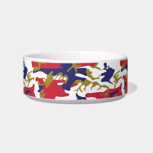4th of July, Independence day, Camouflage Gold Bowl