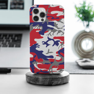 4th of July, Independence day, Camouflage Grey iPhone 15 Pro Max Case