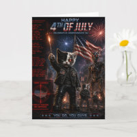 4th of July/Independence Day/cyborg cat