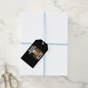 4th of July Independence Day Drinking Beer Gift Tags