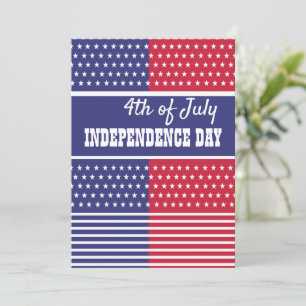 4th of July Independence day  Holiday Card