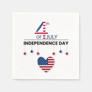 4th of July Independence Day Napkin