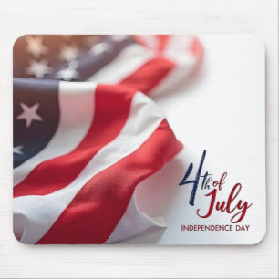 4th of July Independence Day Patriotic Design Mouse Mat
