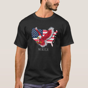 4th Of July Independence Day Usa American Us Flag  T-Shirt