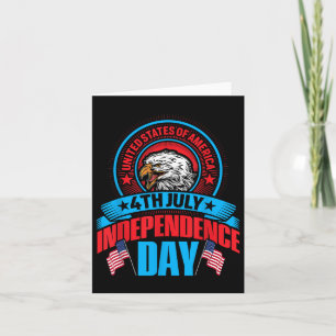 4th Of July Independence Day Usa Eagle Patriotic D Card