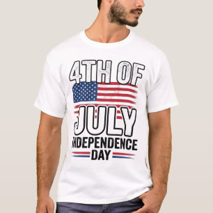 4th of July Independence Day Vintage Shirt Design_
