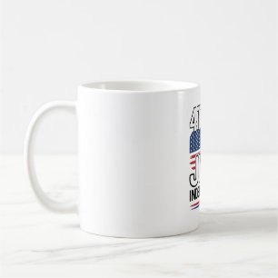 4th of July Independence Day Vintage Shirt Design_ Coffee Mug
